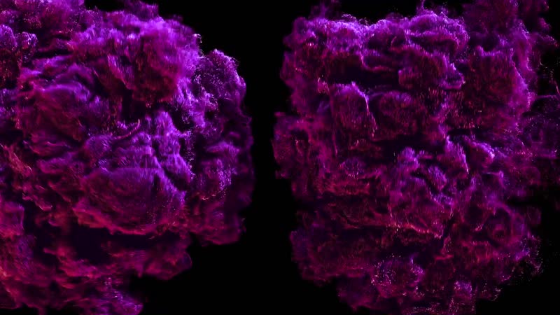 动感紫色烟雾vj