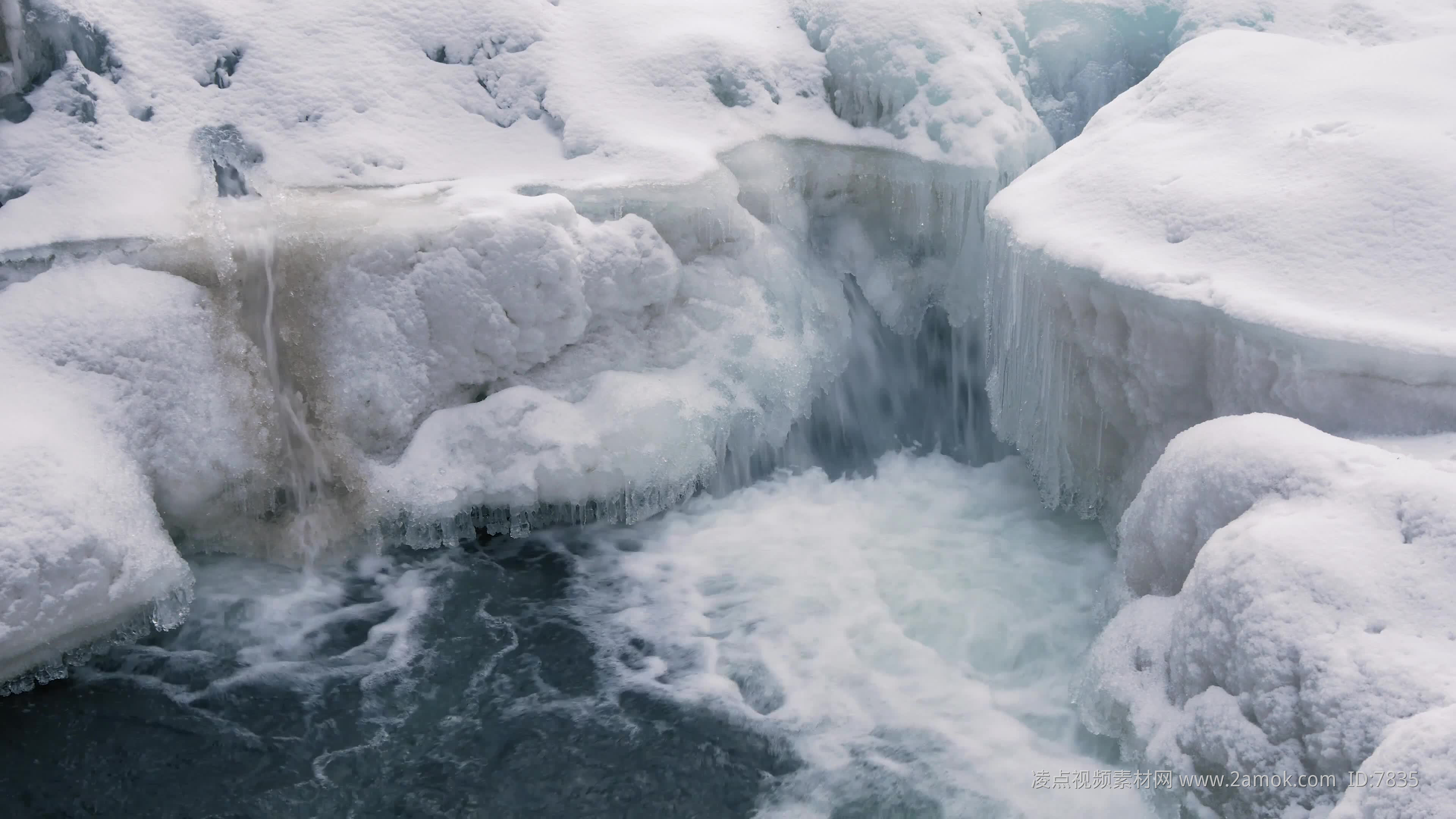추운 겨울의 얼음폭포 사진 무료 다운로드 - Lovepik