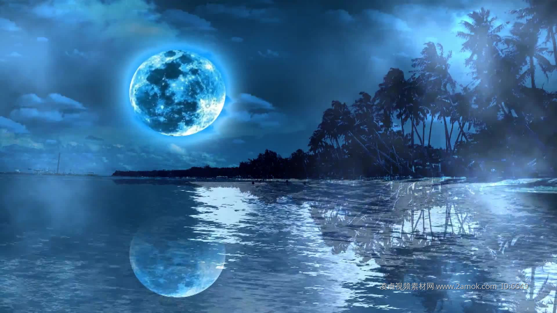 谁有夜晚大海，有两个海豚在月亮前面的壁纸？_百度知道