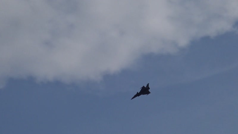 法国阵风战斗机飞行表演