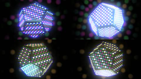 节奏闪光球vj背景循环