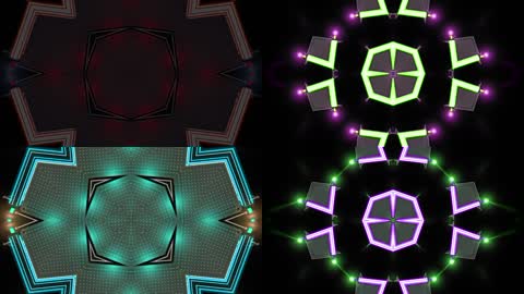 万花筒T台走秀LED大屏幕