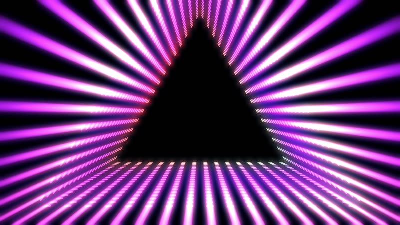 三角棱镜光芒射线的循环背景