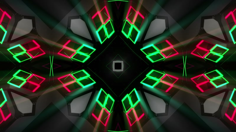 多彩绚丽霓虹闪光线条舞台夜店背景