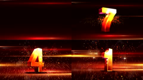 科幻粒子光效震憾倒数10秒 倒计时