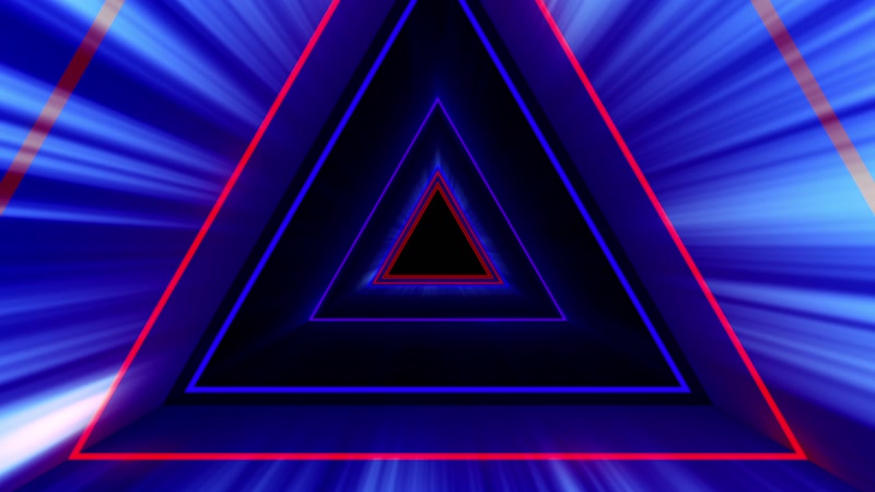 三角棱镜光芒射线的循环背景