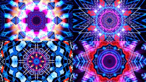 动感万花筒视频舞台背景