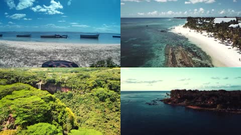 3K无人机航拍毛里求斯旅游宣传片