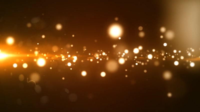 金色粒子颁奖动态背景