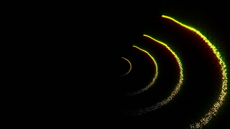 粒子线条拖尾旋转