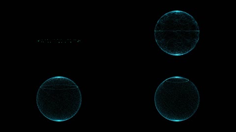 3k全息科技uhd粒子plexu连接球体