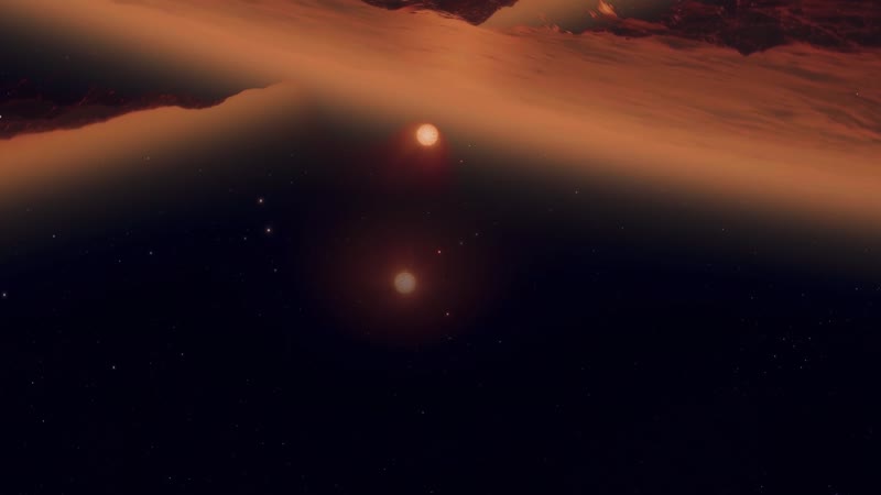 3K震撼宇宙星空银河星球雷达探索科技