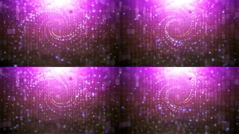 梦幻紫色闪烁方块粒子LED舞台