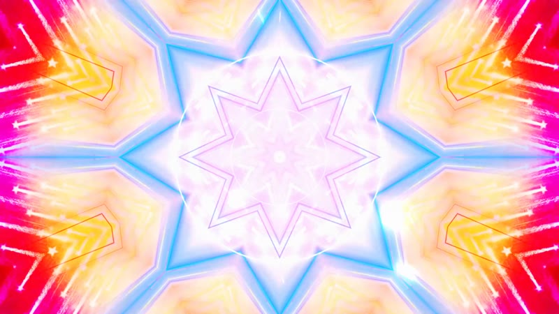 绚丽舞台背景动感炫酷万花筒