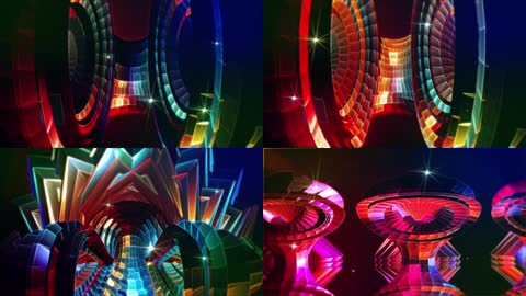 夜店动感闪光绚丽背景