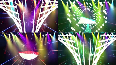 光线隧道几何旋转节奏光线vj背景