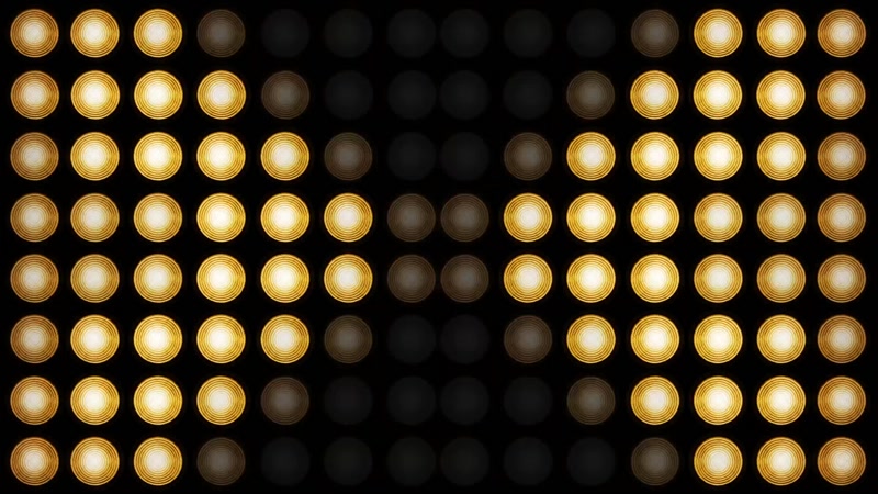 4K动感led矩阵灯跑马灯背景视频
