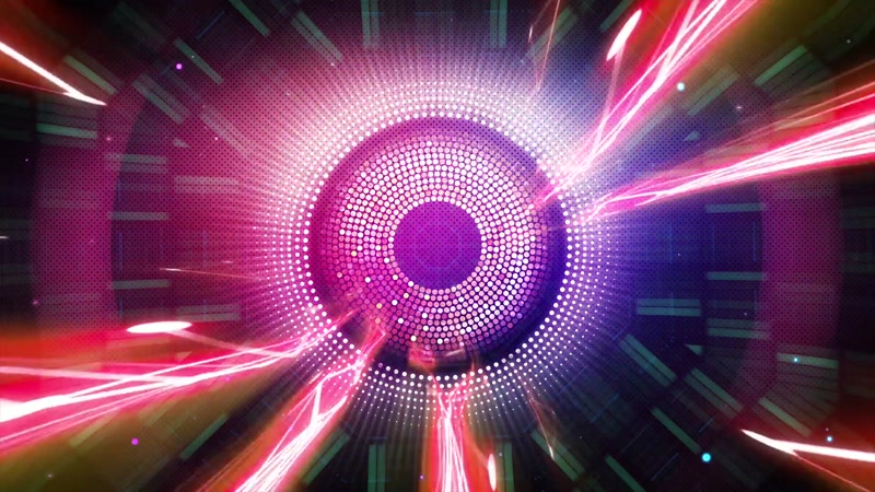 动感酷炫光电线条穿梭 LED大屏幕