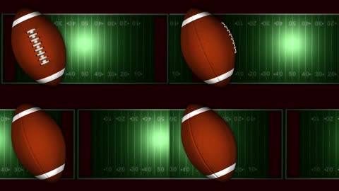 美式橄榄球旋转运动场球场移动比赛宣传预告LED背景视频素材