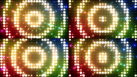 绚丽动感矩阵灯舞台背景