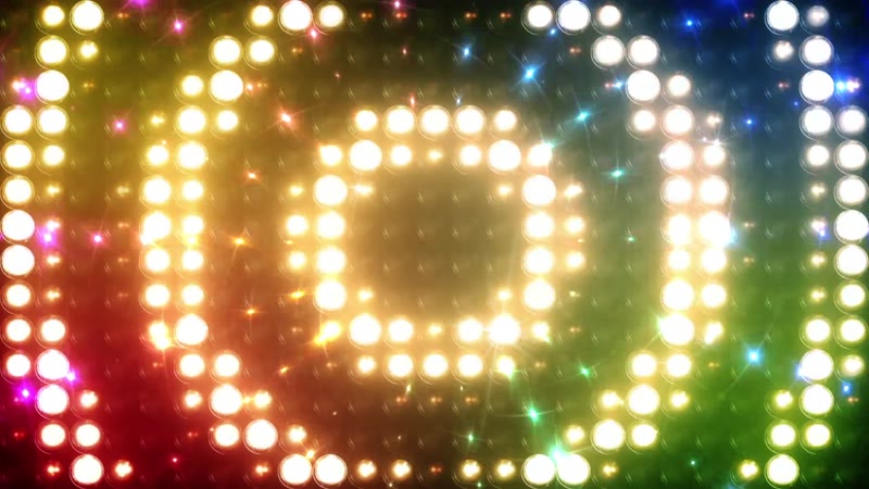 绚丽动感矩阵灯舞台背景