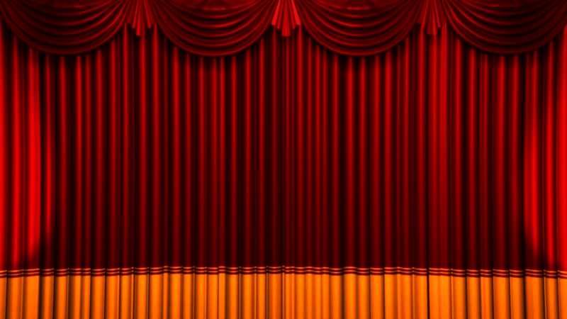 晚会相声曲艺节目红色幕布舞台背景