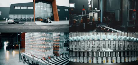 各种啤酒自动化生产