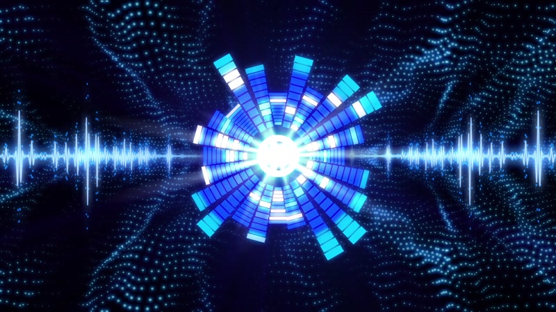 节奏音频粒子波浪大气vj背景 节奏音频粒子波浪大气vj背景