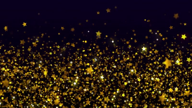 金色的五角星上升背景