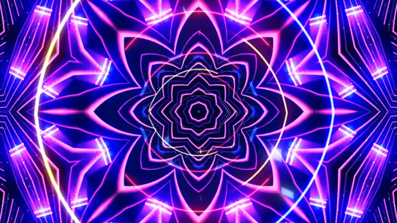 万花筒几何图案背景