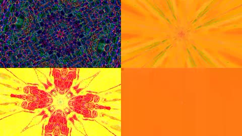 3K炫酷抽象视觉秀led舞台背景