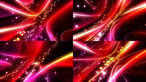 红色光效粒子背景视频