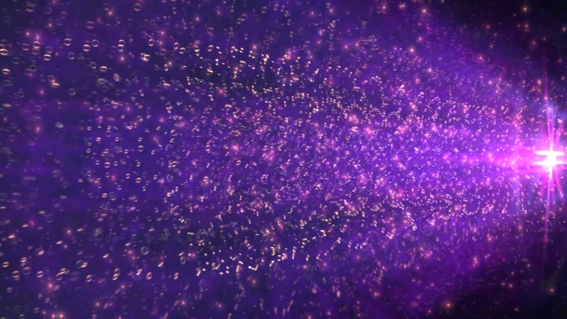 浪漫紫色星光粒子背景