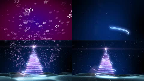 光效粒子圣诞树