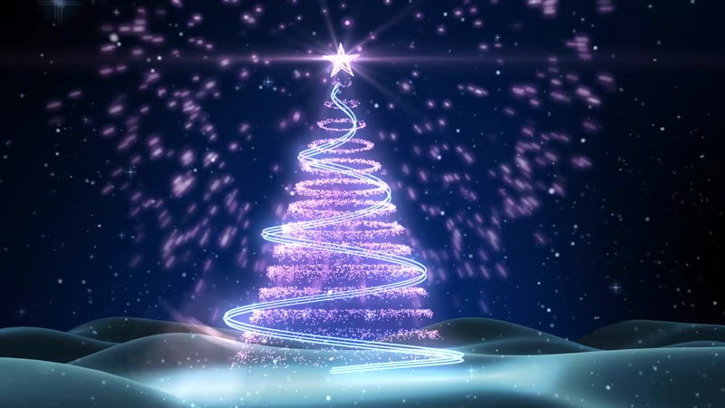 光效粒子圣诞树