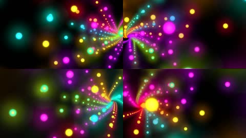 闪烁霓虹灯光背景