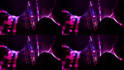 3K时尚绚丽粒子光斑舞台背景视频