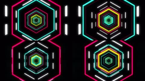 光影节奏炫彩迷幻视频背景