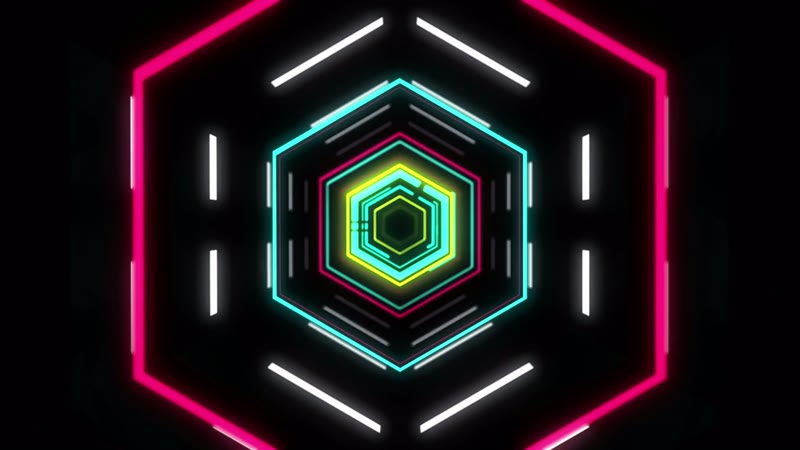 光影节奏炫彩迷幻视频背景