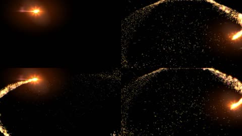 4K粒子光线飞舞特效