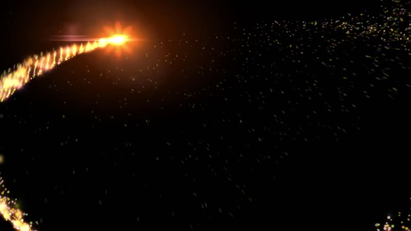 4K粒子光线飞舞特效