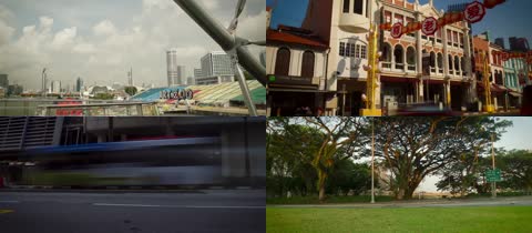 3K新加坡城市街景