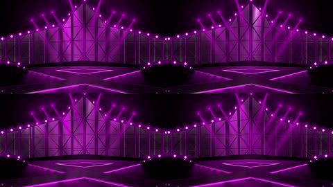 粉色灯光舞台