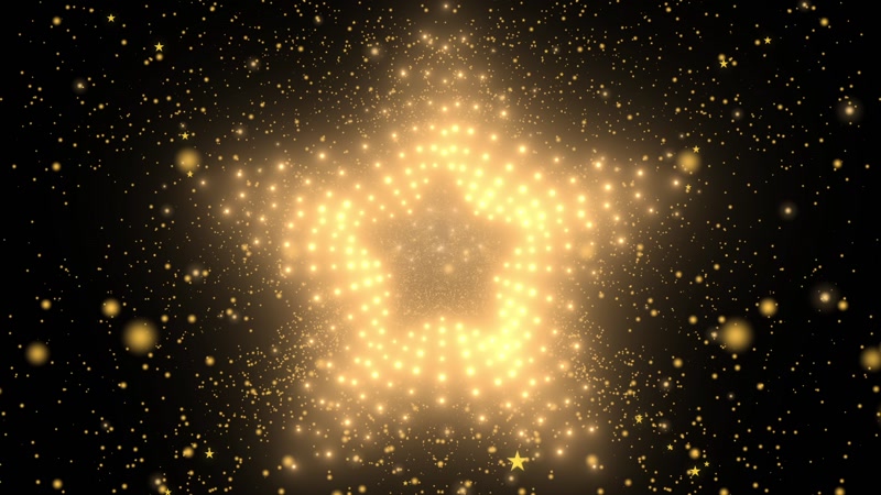 梦幻金色星星背景