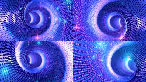 3K星光隧道穿梭舞台背景视频