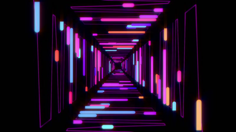 快节奏色彩方块vj背景