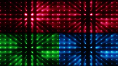 4K动感时尚激光射灯闪烁背景墙