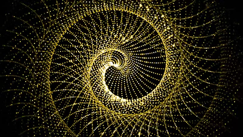 金色唯美粒子背景