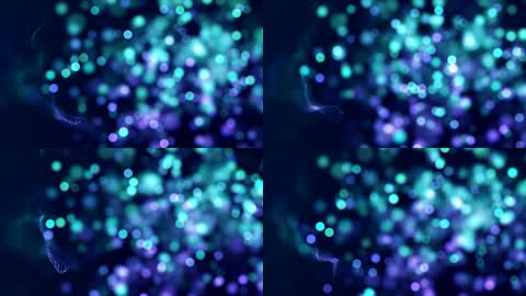 梦幻粒子光斑循环背景