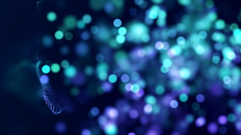 梦幻粒子光斑循环背景